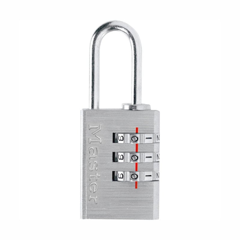 マスターロック　ナンバー可変式南京錠　シルバー