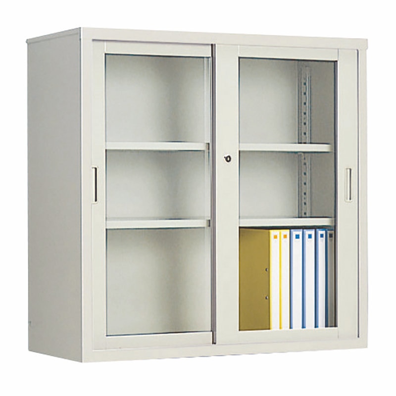 コクヨ　保管庫　浅型　引き違いガラス戸タイプ　上置き　Ｓ－Ｕ３３５ＧＦ１Ｎ