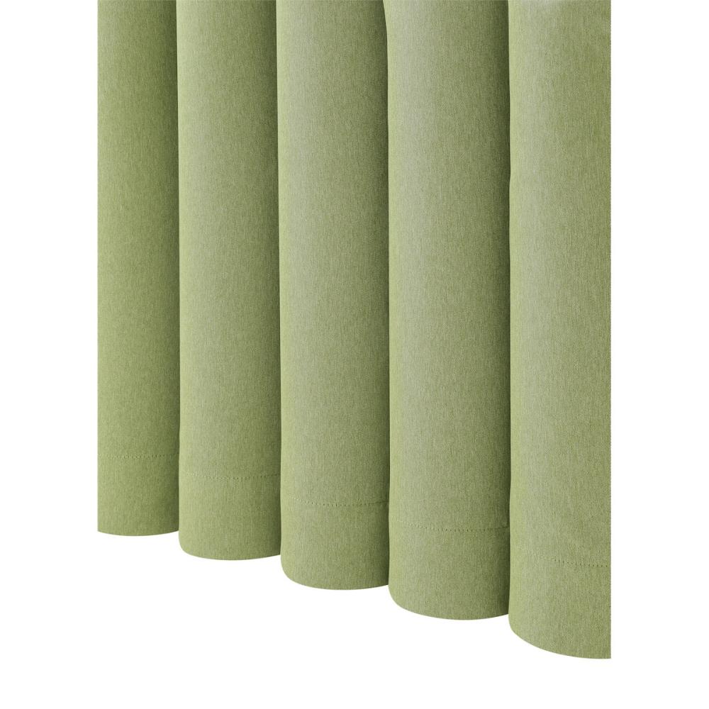 ドレープカーテン　アベニュー　１級遮光　グリーン　１００×１３５ｃｍ　２枚組