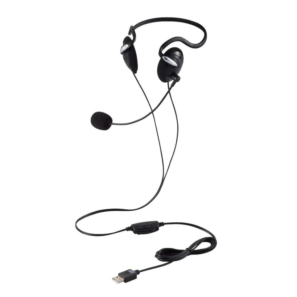 エレコム　有線ヘッドセット　ＵＳＢ－Ａ　黒