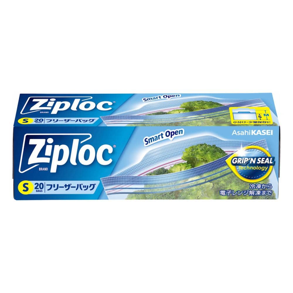 旭化成　ジップロック　フリーザーバッグ　Ｓ　２０枚