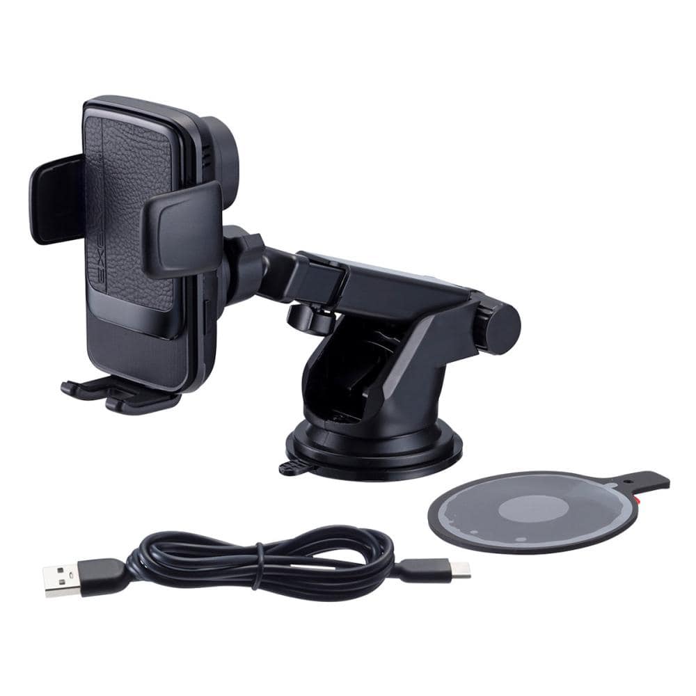 星光産業　ワイヤレス充電自動開閉ホルダー　吸盤タイプ　ＥＣ－２３１