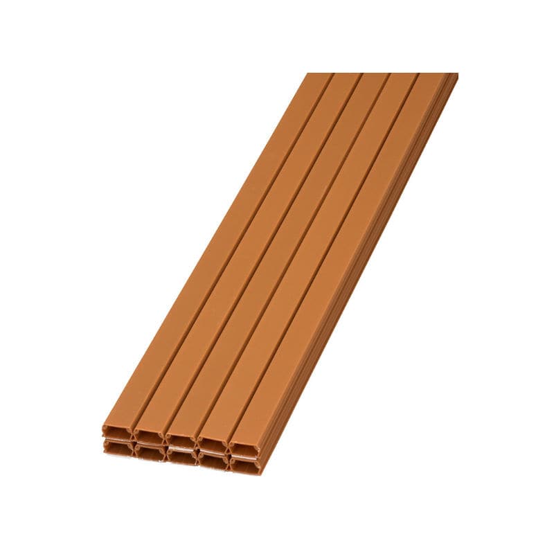 オーム電機　テープ付きＡＢＳモール　ブラウン２号　１ｍ　１０本入り　ＤＺ－ＡＭＴ２１－Ｔ／１０Ｐ