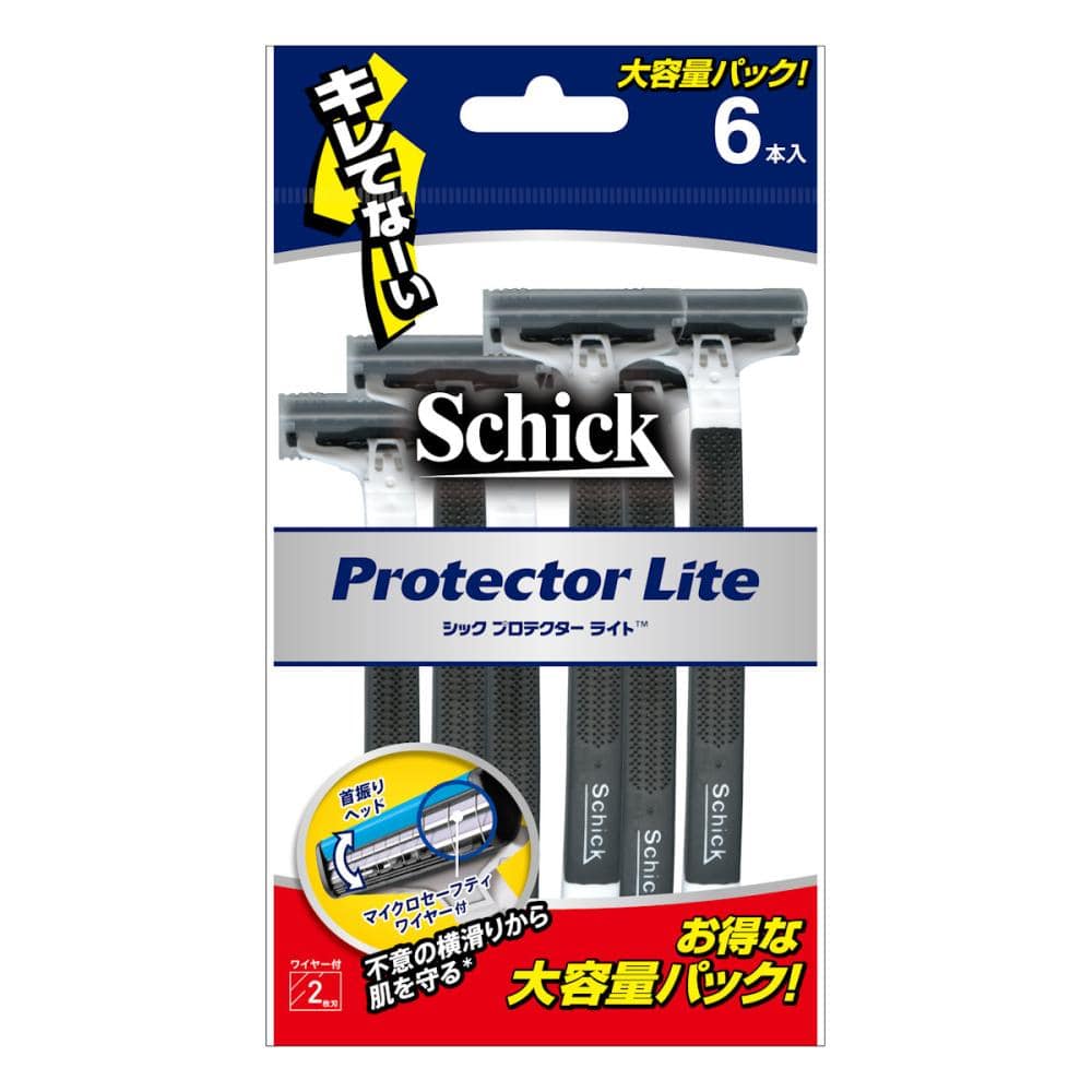 シック　プロテクターライト　男性用カミソリ　６本入り