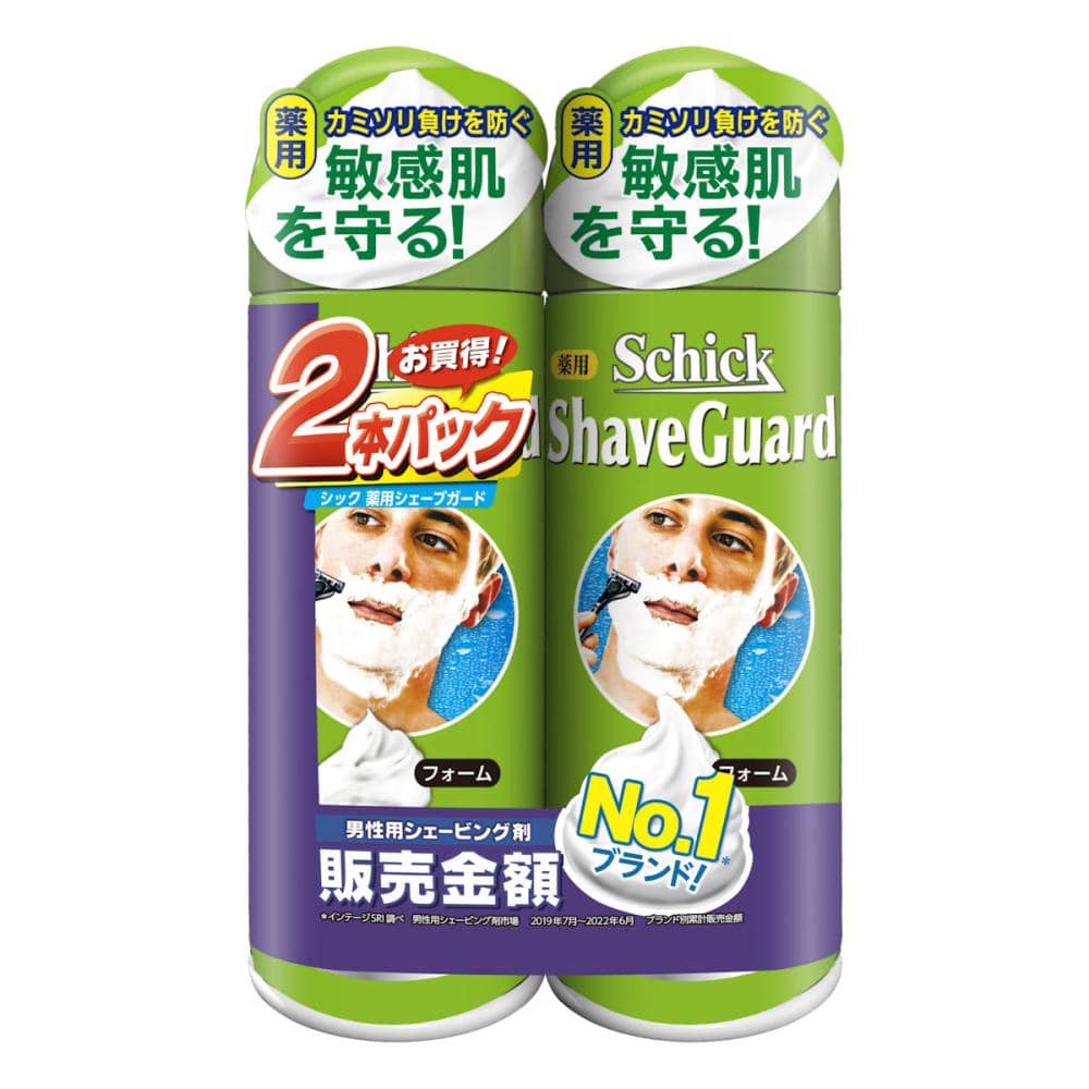 シック　シェーブガード　シェービングフォーム　２００ｇ×２本パック