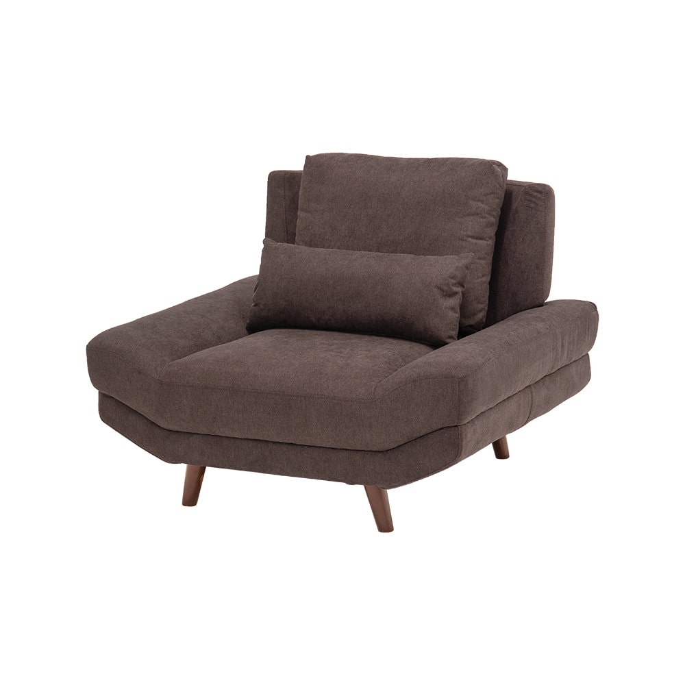 萩原　あぐらソファブライト　１人掛け　ダークブラウン　１Ｐ－ＤＢＲ