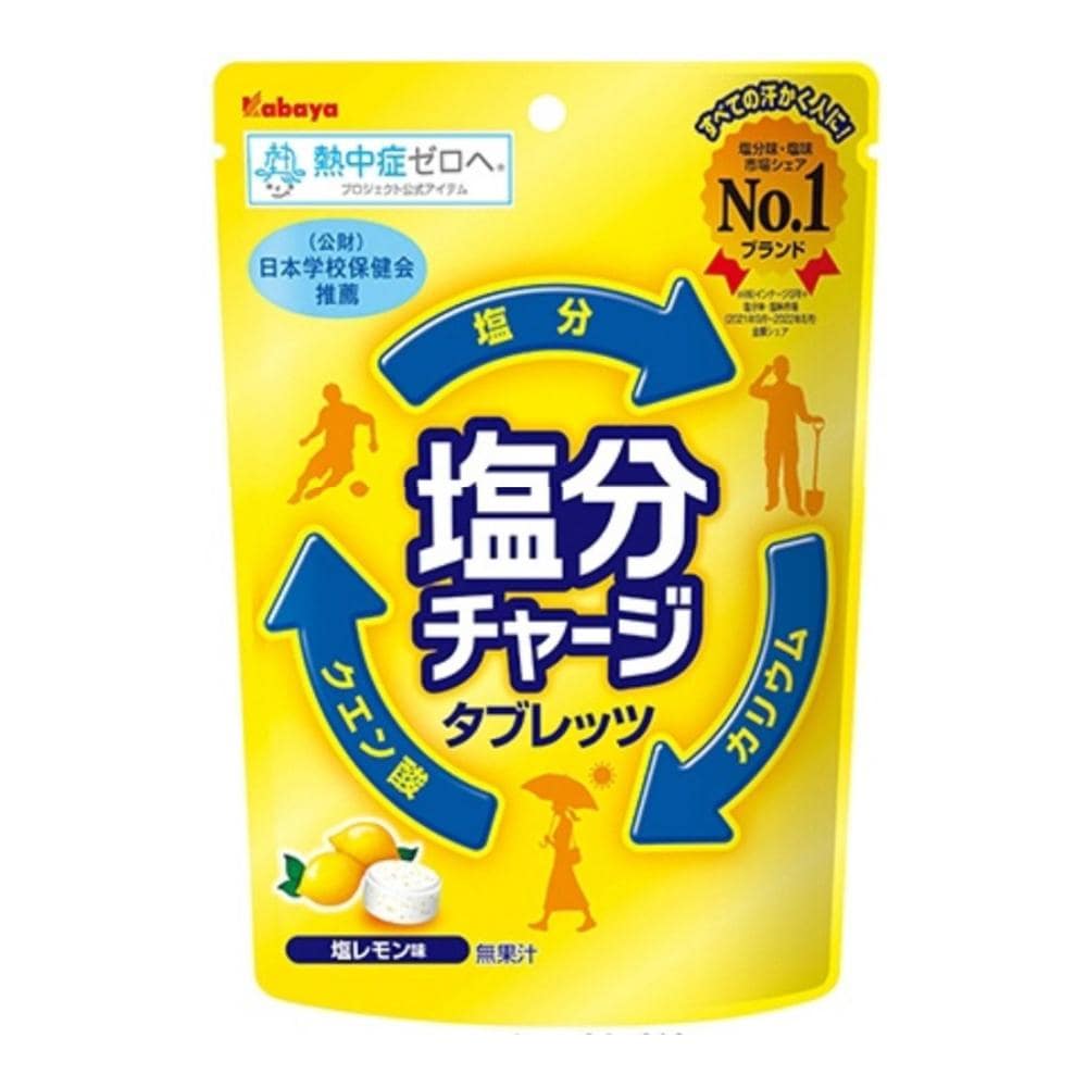 カバヤ　塩分チャージタブレッツ塩レモン　８１ｇ