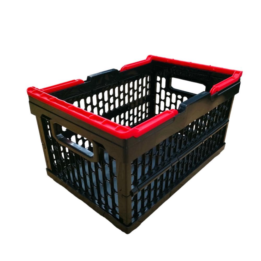 Ｋ＋ＧＥＡＲ　取手付　折畳コンテナ　小　ブラック