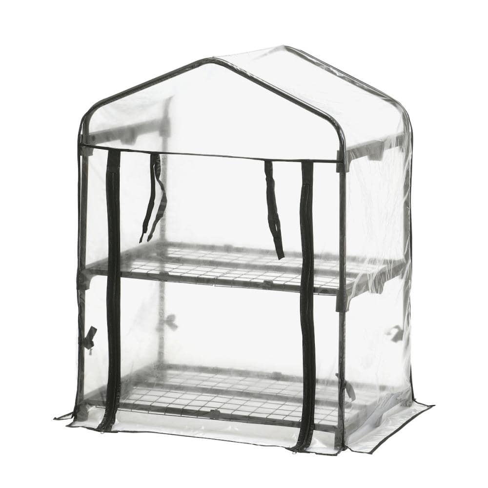 Ｂｒｅｅｚｙ　Ｇｒｅｅｎ　ビニール温室　２段　ＫＭ－２３０２