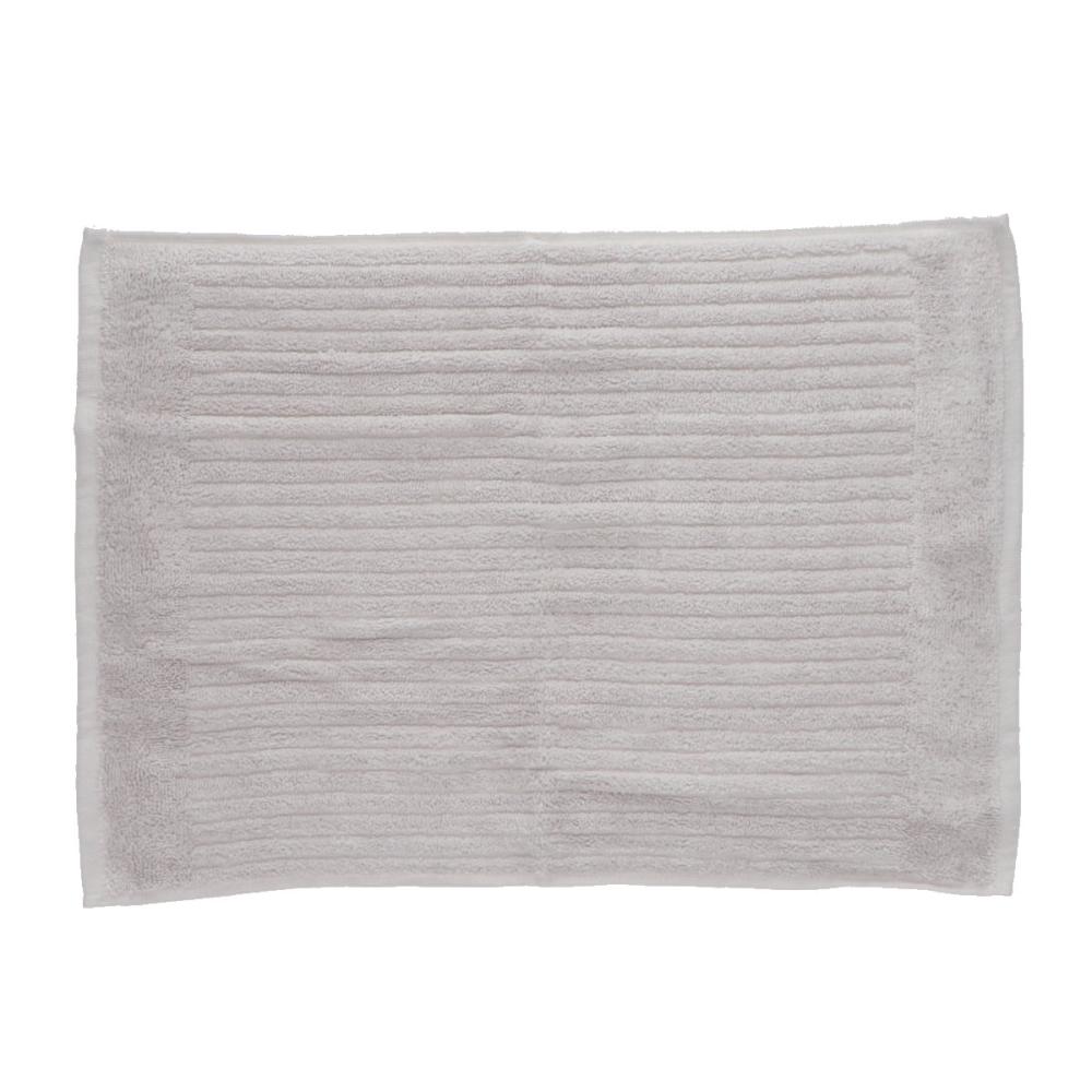 アテーナライフ　ポコポコタオル地バスマット　グレー　３５×５０ｃｍ