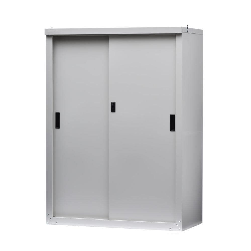 グリーンライフ家庭用収納庫　約幅８９×奥行４７×高さ１２３ｃｍ　ＨＳー１２３