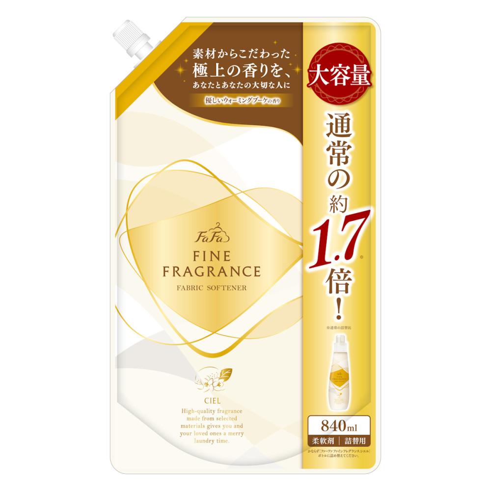 ファーファ　ファインフレグランス　シエル　柔軟剤　詰め替え用　８４０ｍＬ