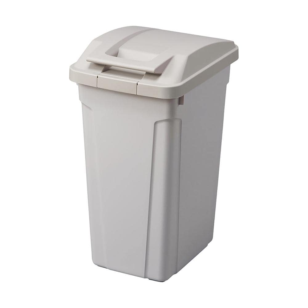 アスベル　ハンドル付き分別ペール　屋外　４５Ｌ　ライトグレー
