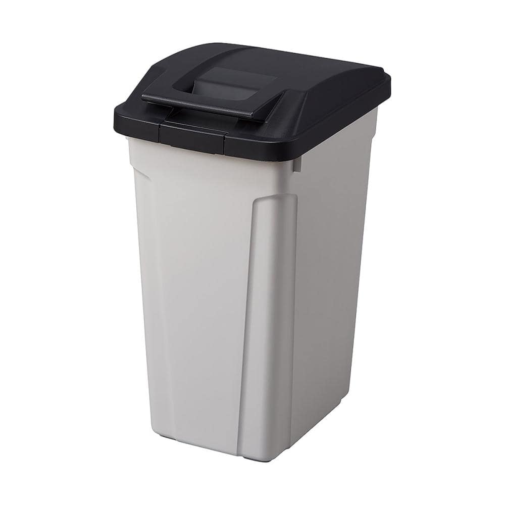 アスベル　ハンドル付き分別ペール　屋外　４５Ｌ　ブラック