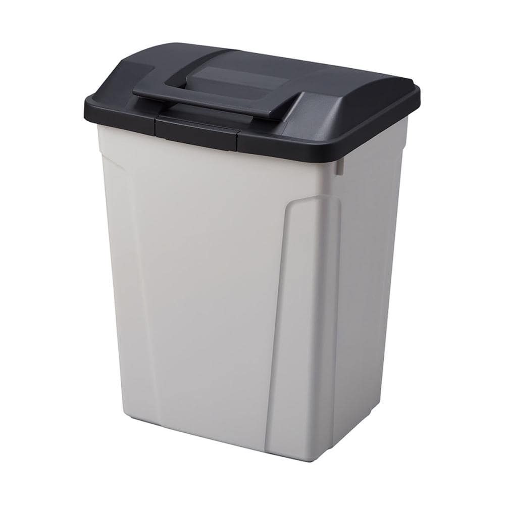 アスベル　ハンドル付き分別ペール　屋外　７０Ｌ　ブラック