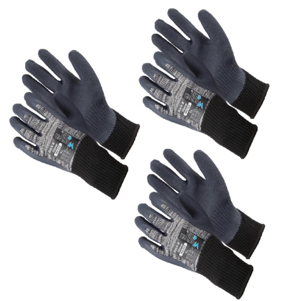 ユニワールド　ワンダーグリップ　ロック＆ストーン　Ｍ　３双入り