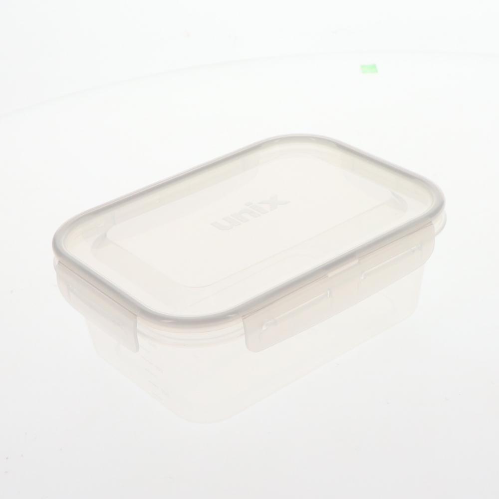 アテーナライフ　汚れが落ちやすい４点ロック保存容器Ｌ　７８０ｍｌ　３個入り