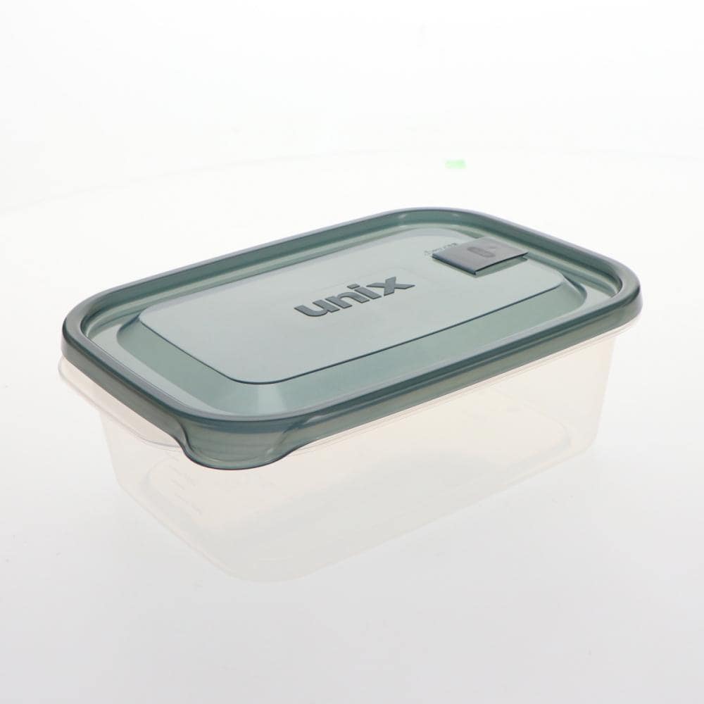 アテーナライフ　汚れが落ちやすいレンジ保存容器　角型ＬＬ　１０００ｍｌ　２個入り