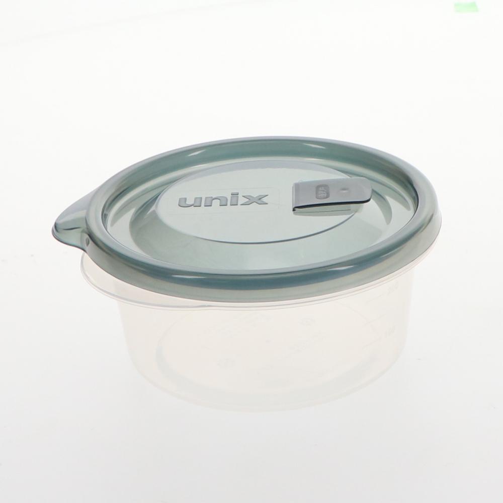 アテーナライフ　汚れが落ちやすいレンジ保存容器　丸型Ｍ　２７０ｍｌ　３個入り