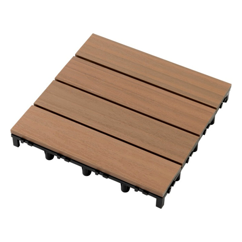 タカショー　ベースアップ敷くだけデッキ　人工木　ウォールナット　ＪＢＧ－ＢＰＷ