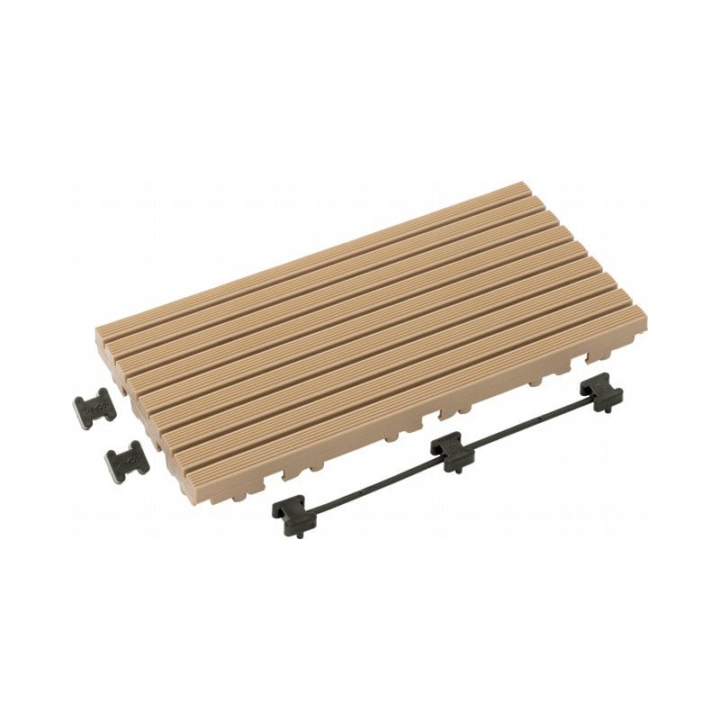 タカショー　幅調整エッジ　ブラウン