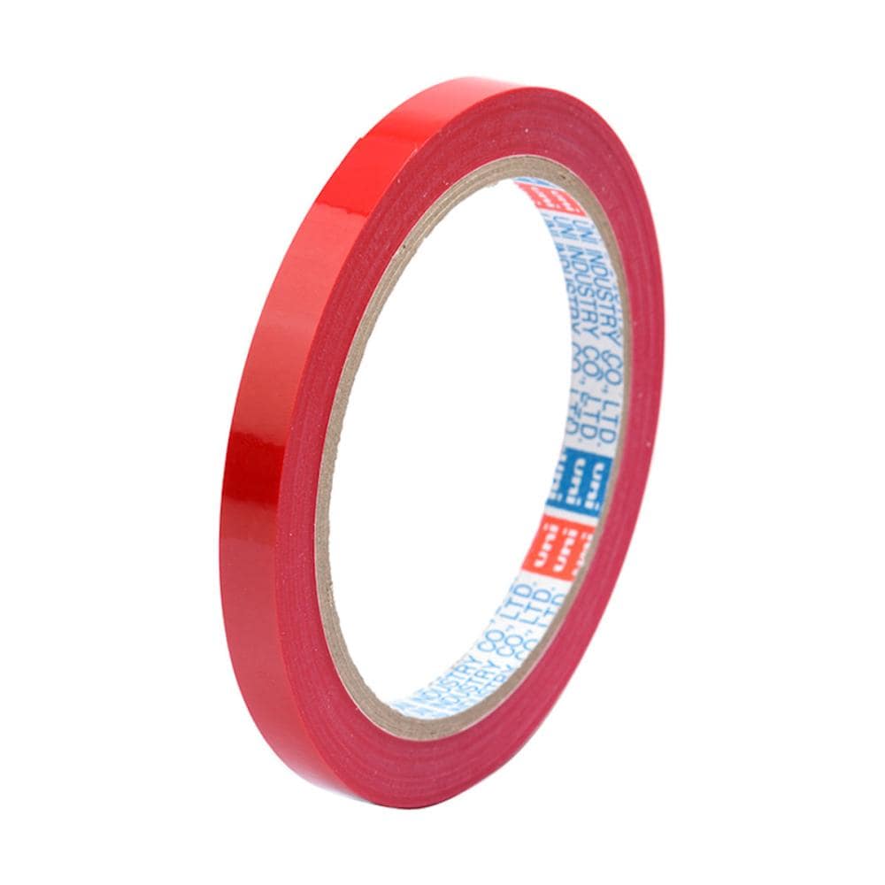 ＢＩＣＲＯＰ（ビックロップ）　バッグシーリングテープ　赤　９ｍｍ×５０ｍ