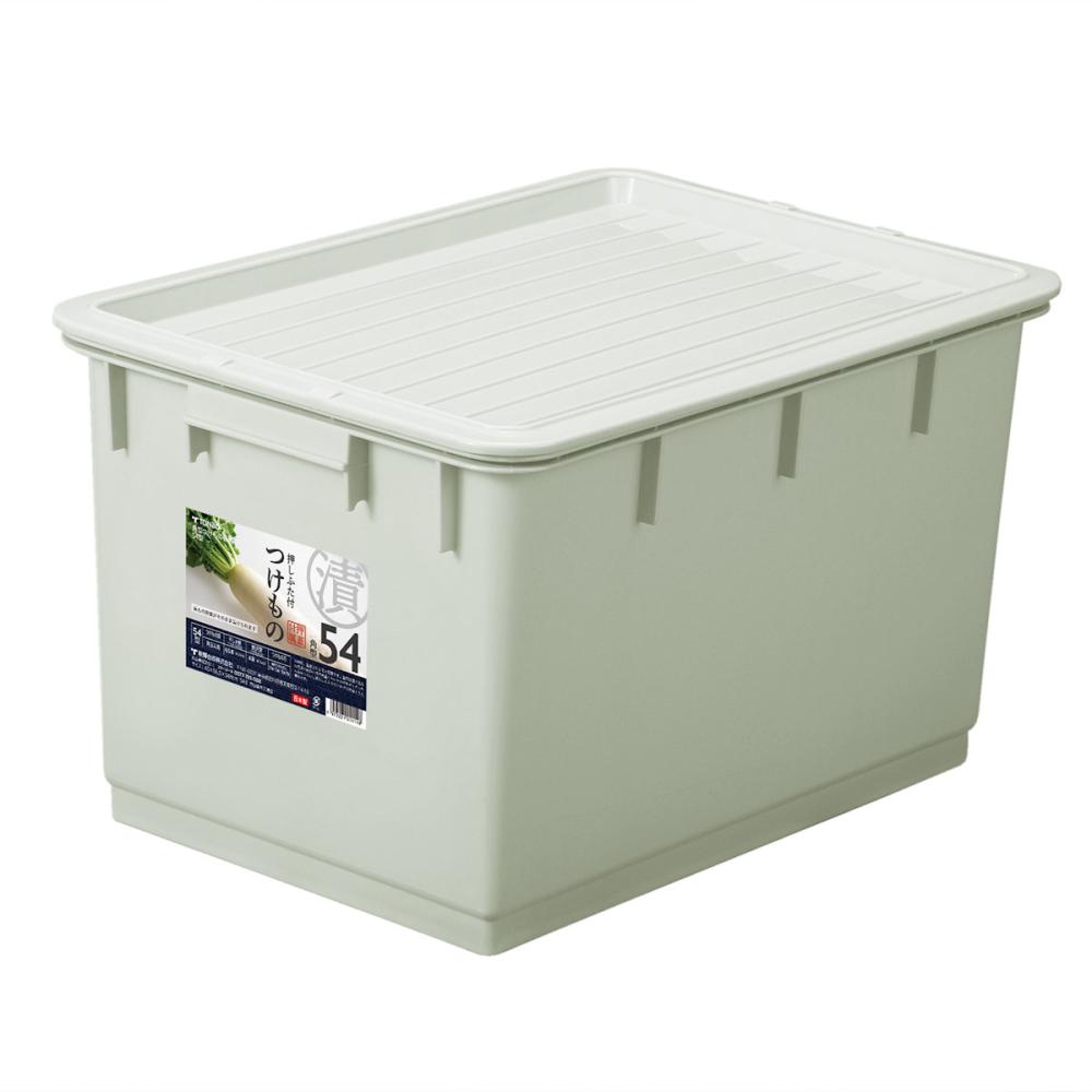 新輝合成　角型つけもの容器　グレー　５４型