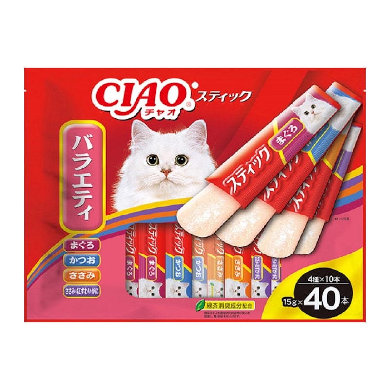 いなば　ＣＩＡＯ（チャオ）　スティック　バラエティ　１５ｇ×４０本入り