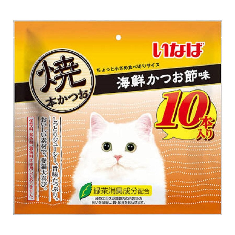 いなば　焼本かつお　海鮮かつお節味　１０本入り