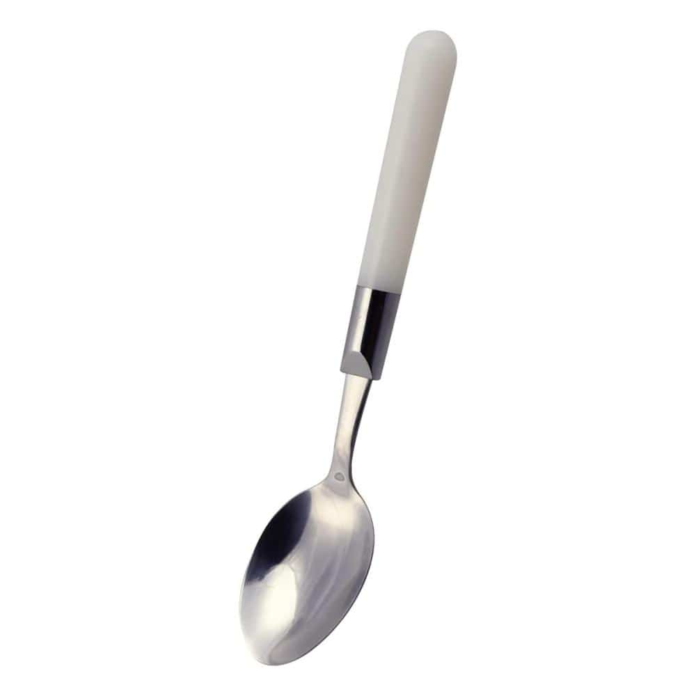 パール金属　マイカラースプーン　Ｌ　ホワイト　Ｂ－５６６５