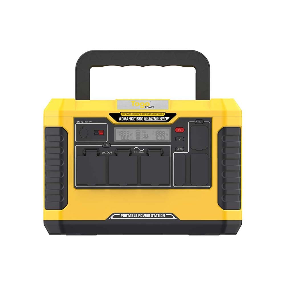 Ｔｏｇｏｐｏｗｅｒ　ポータブル電源　ＡＤ１５５０Ｙ　容量１５１２Ｗｈ　４２００００ｍＡｈ