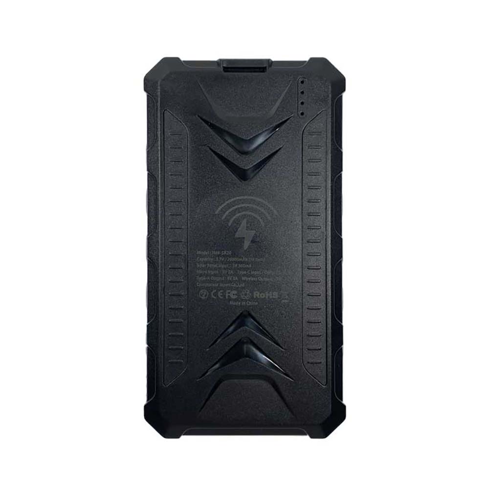 ａｇｒｅｅｎ　ソーラーパネル付きモバイルバッテリー　２００００ｍＡｈ