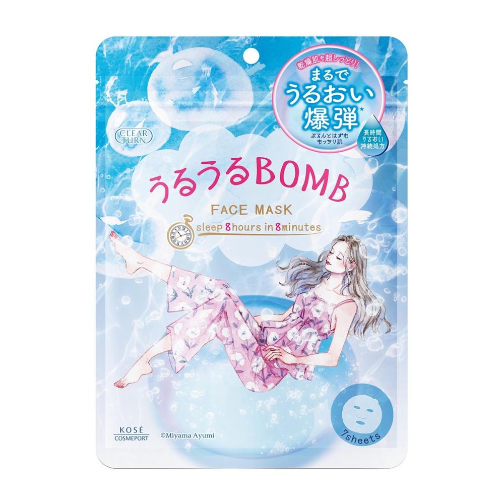 コーセーコスメポート　クリアターン　ウルウルボムマスク　７枚入り