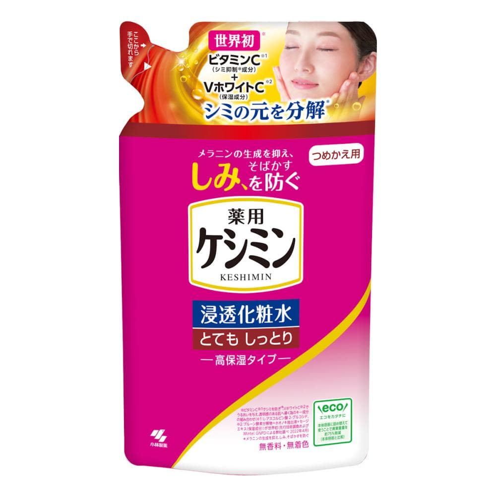小林製薬　ケシミン浸透化粧水　とてもしっとり　詰め替え用　１４０ｍＬ