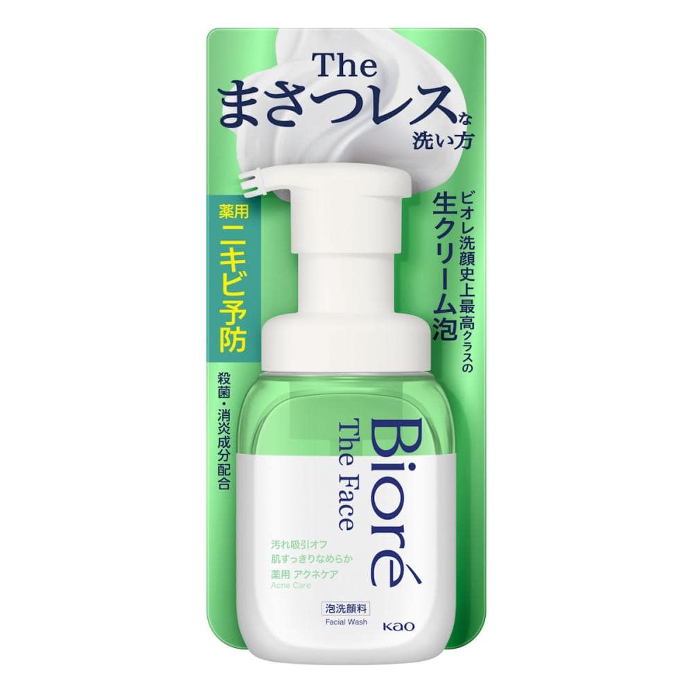 花王　ビオレ　ザフェイス　泡洗顔　アクネケア　本体　２００ｍＬ