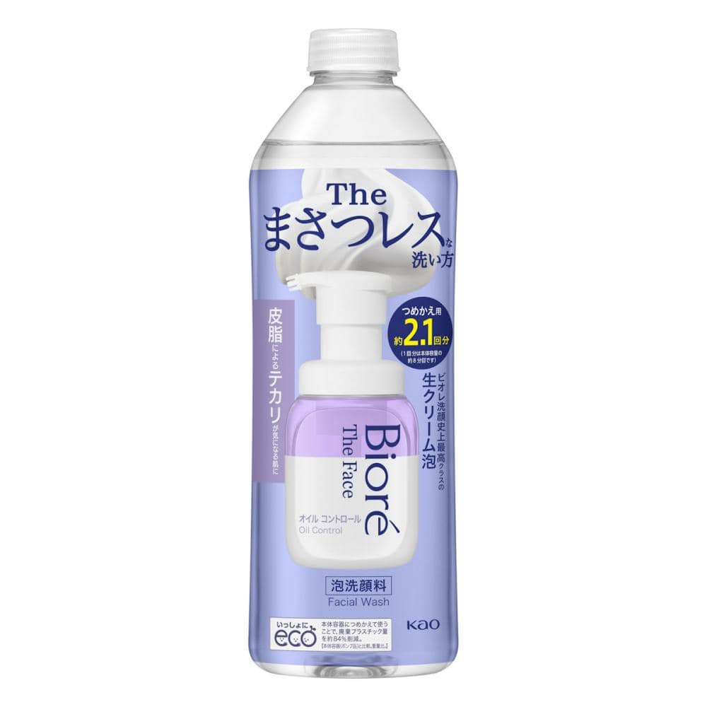 花王　ビオレ　ザフェイス　泡洗顔　オイルコントロール　詰め替え用　３４０ｍＬ
