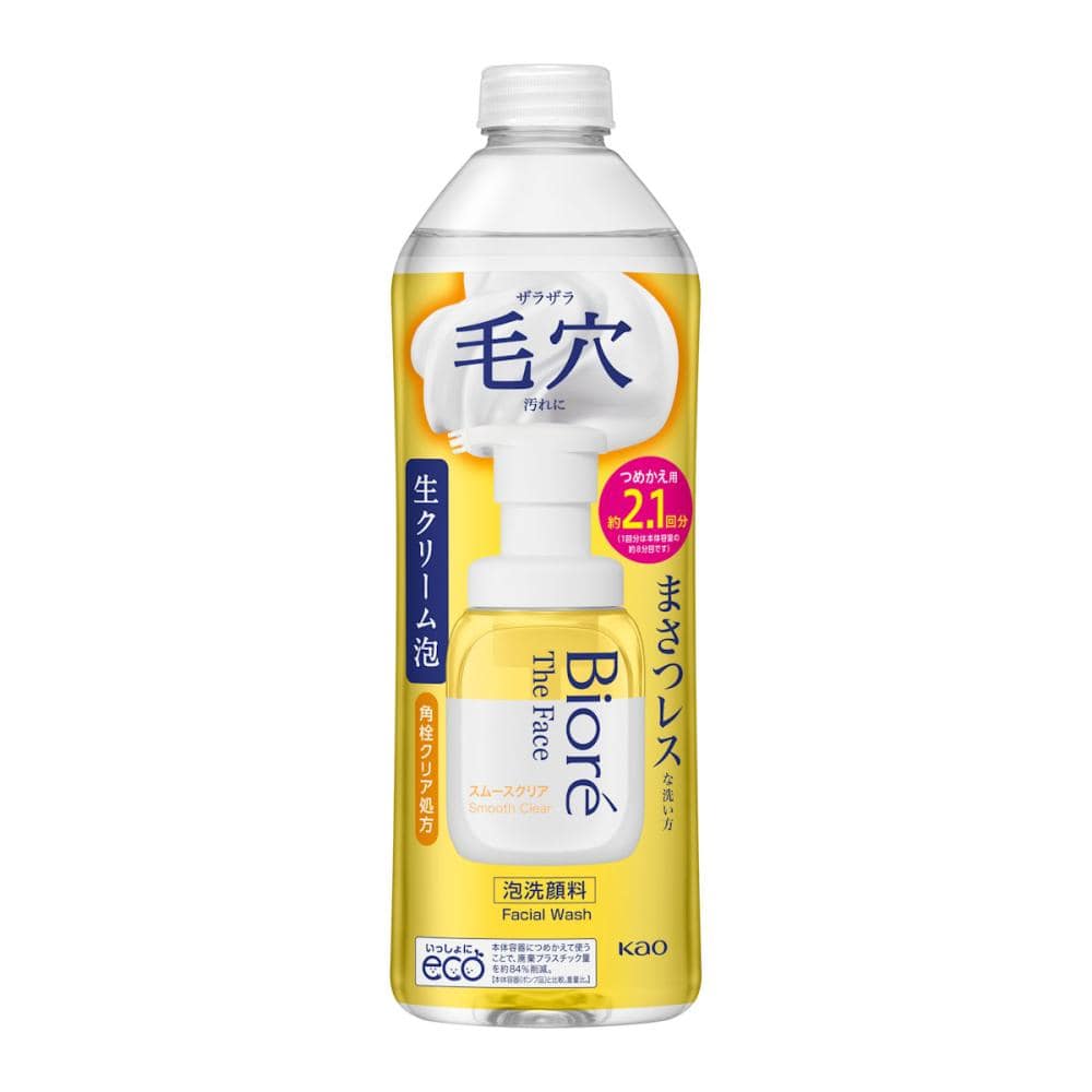 花王　ビオレ　ザフェイス　泡洗顔料スムースクリア　詰め替え用　３４０ｍＬ