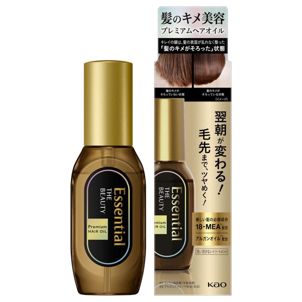 花王　エッセンシャル　ザビューティ　髪のキメ美容　プレミアムヘアオイル　６０ｍＬ