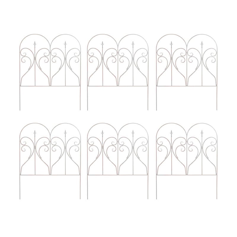 アイアンフェンス　フィニアル　ホワイト　６枚組　ＩＰＮ－７２９３－６Ｐ－ＷＨＴ