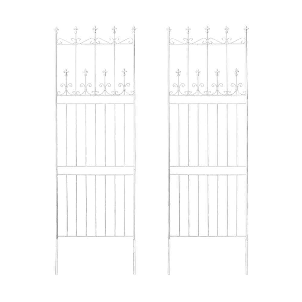 オールドシャトーフェンス２２０　ハイタイプ　ホワイト　２枚組　ＯＣ００１Ｈ－２Ｐ－ＷＨＴ