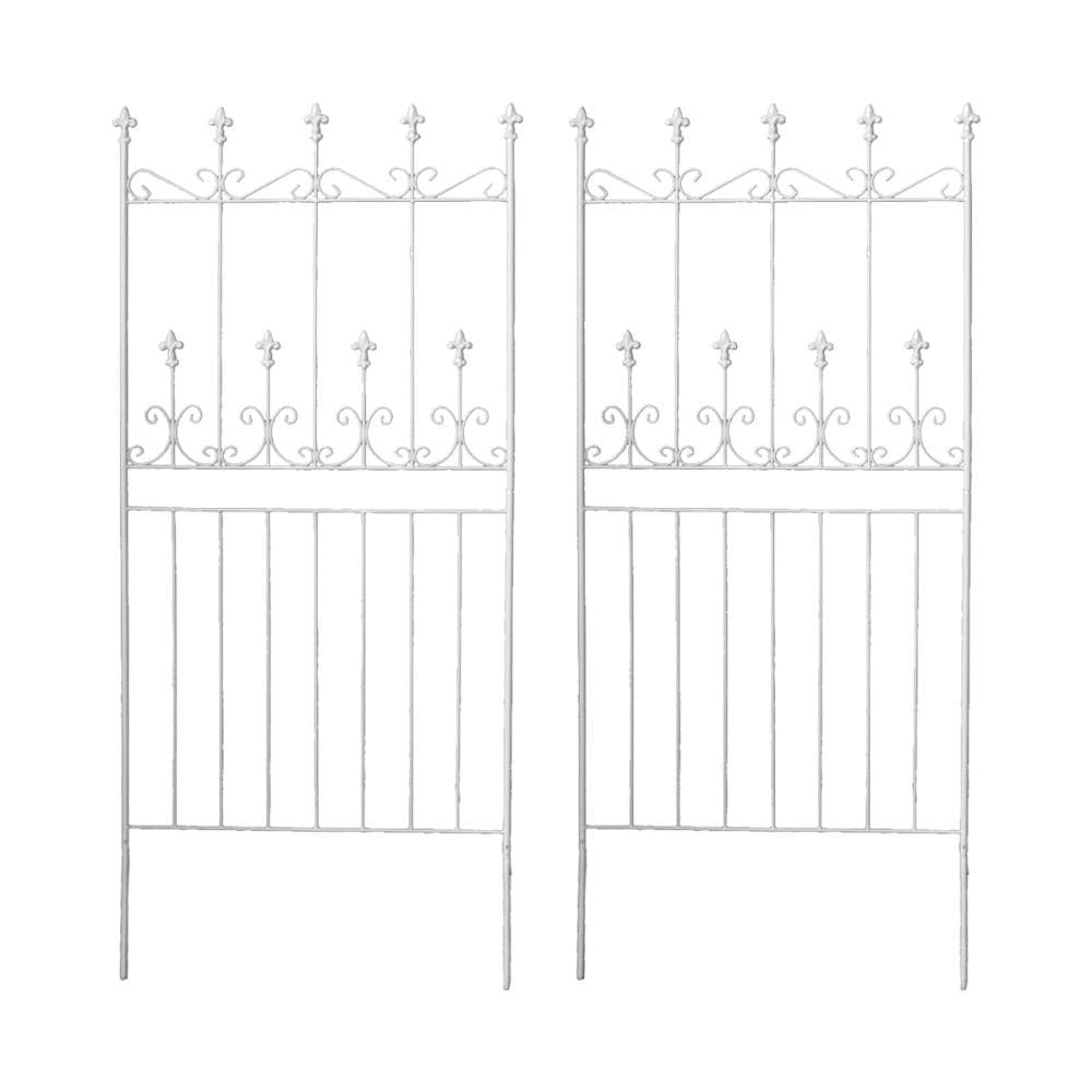 オールドシャトーフェンス１５０　ロータイプ　ホワイト　２枚組　ＯＣ００２Ｌ－２Ｐ－ＷＨＴ