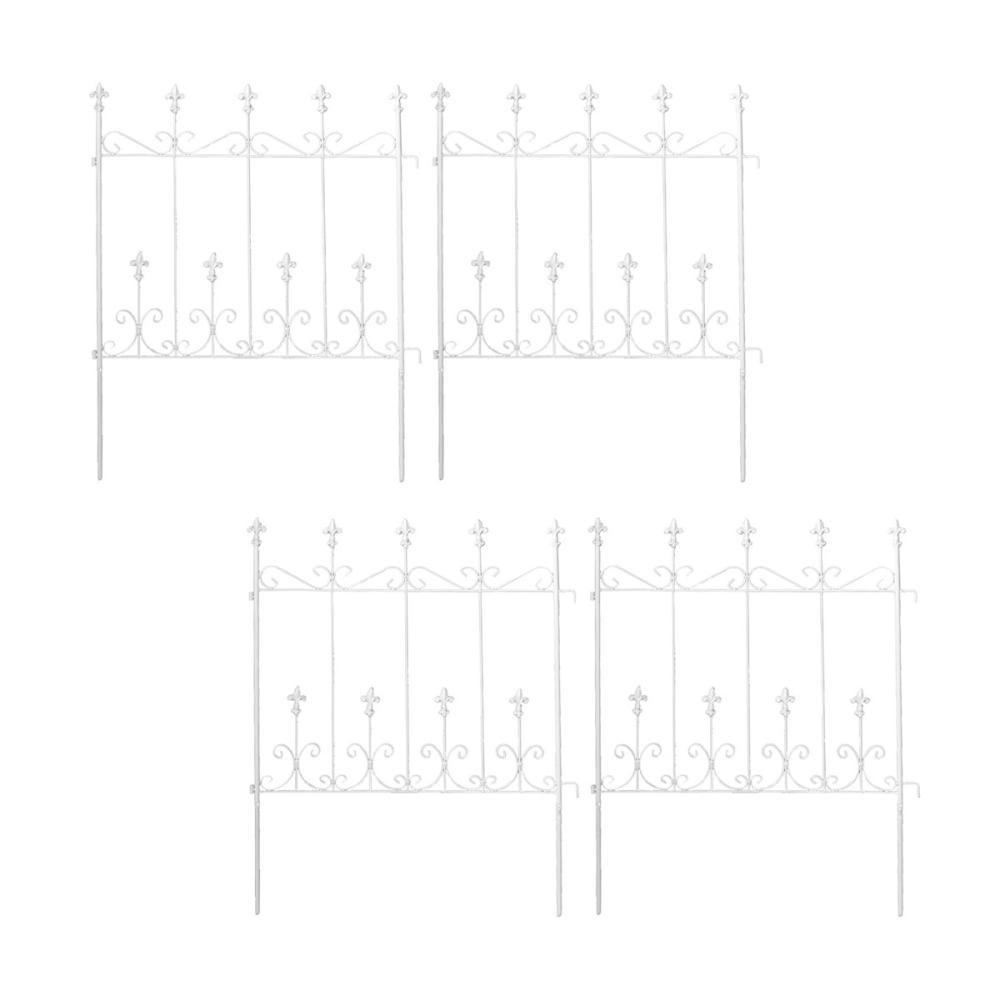 オールドシャトーフェンス　ミニタイプ　ホワイト　４枚組　ＯＣ００４Ｓ－４Ｐ－ＷＨＴ