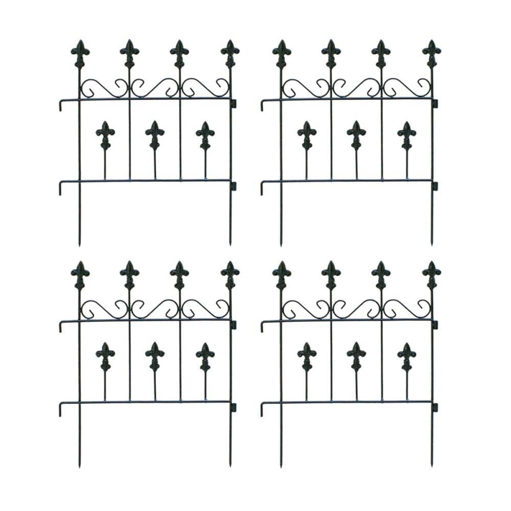 オールドシャトーフェンス　スティックタイプ　ブラック　４枚組　ＯＣ００５ＳＴ－４Ｐ－ＢＬＫ