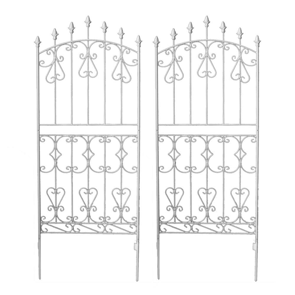アイアンローズフェンス１５０　ロータイプ　ホワイト　２枚組　ＲＳ０１２Ｌ－２Ｐ－ＷＨＴ