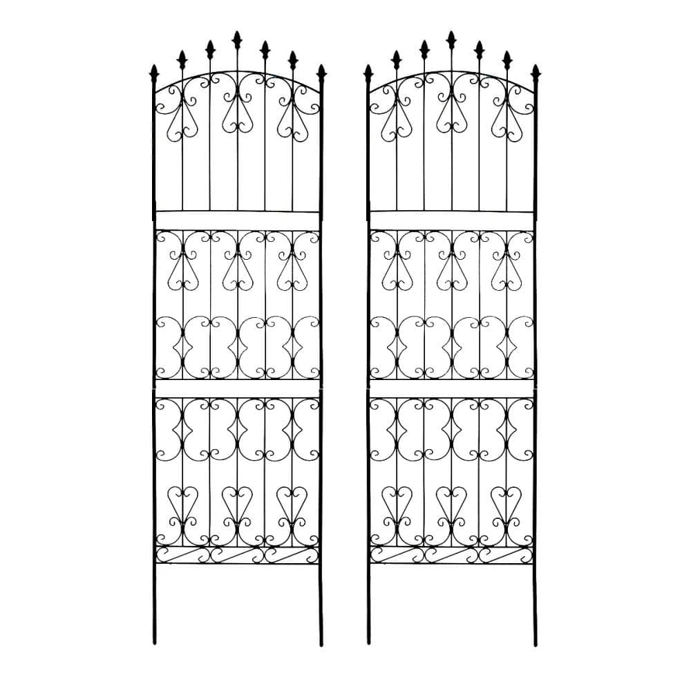 アイアンローズフェンス２２０　ハイタイプ　ダークブラウン　２枚組　ＲＳ０１３Ｈ－２Ｐ－ＤＢＲ