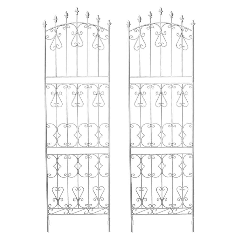 アイアンローズフェンス２２０　ハイタイプ　ホワイト　２枚組　ＲＳ０１３Ｈ－２Ｐ－ＷＨＴ