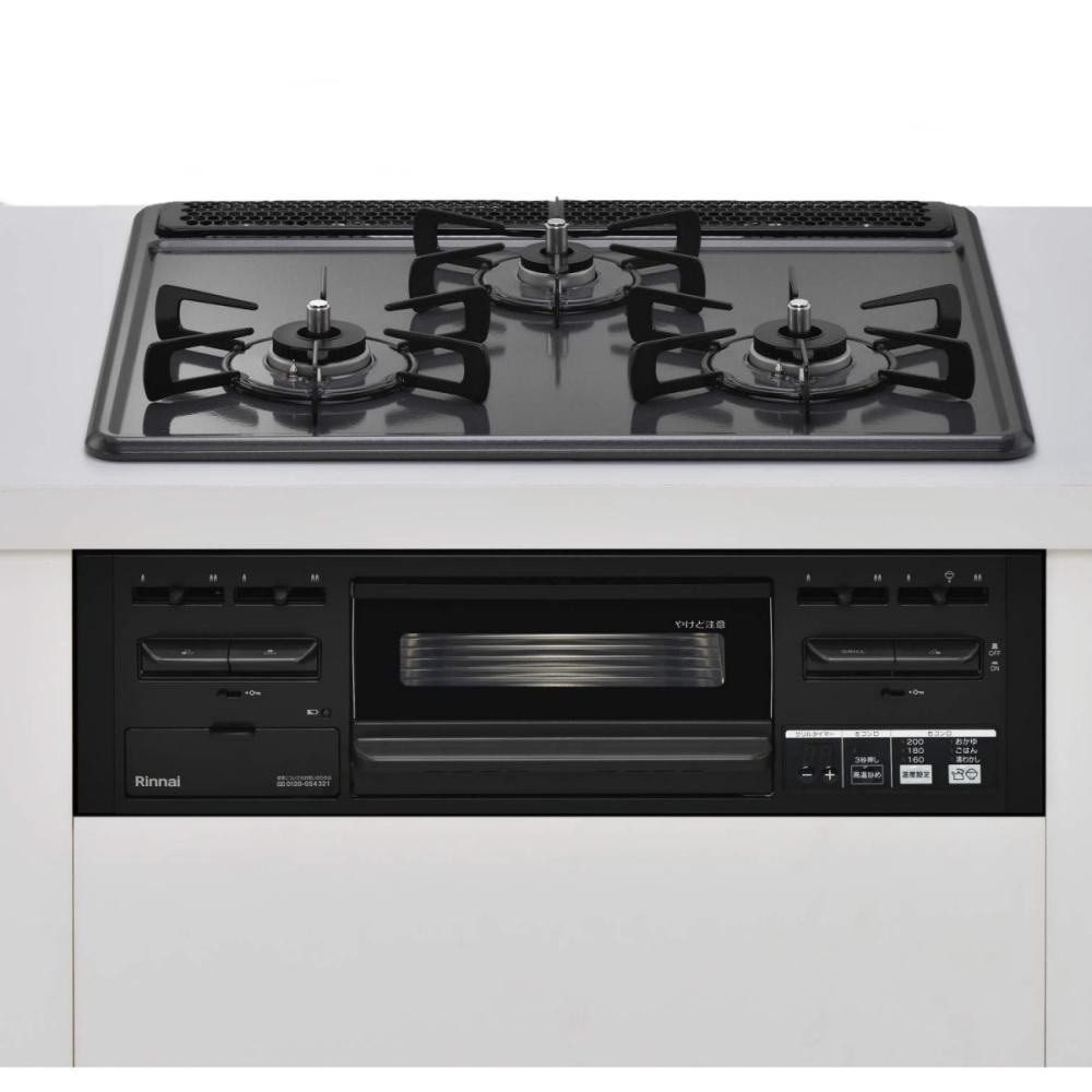 リンナイ　ビルトインコンロ　ワンピーストップ　プロパンガス　ＲＸ３１Ｍ５Ｈ２ＲＡＷ　ＬＰＧ