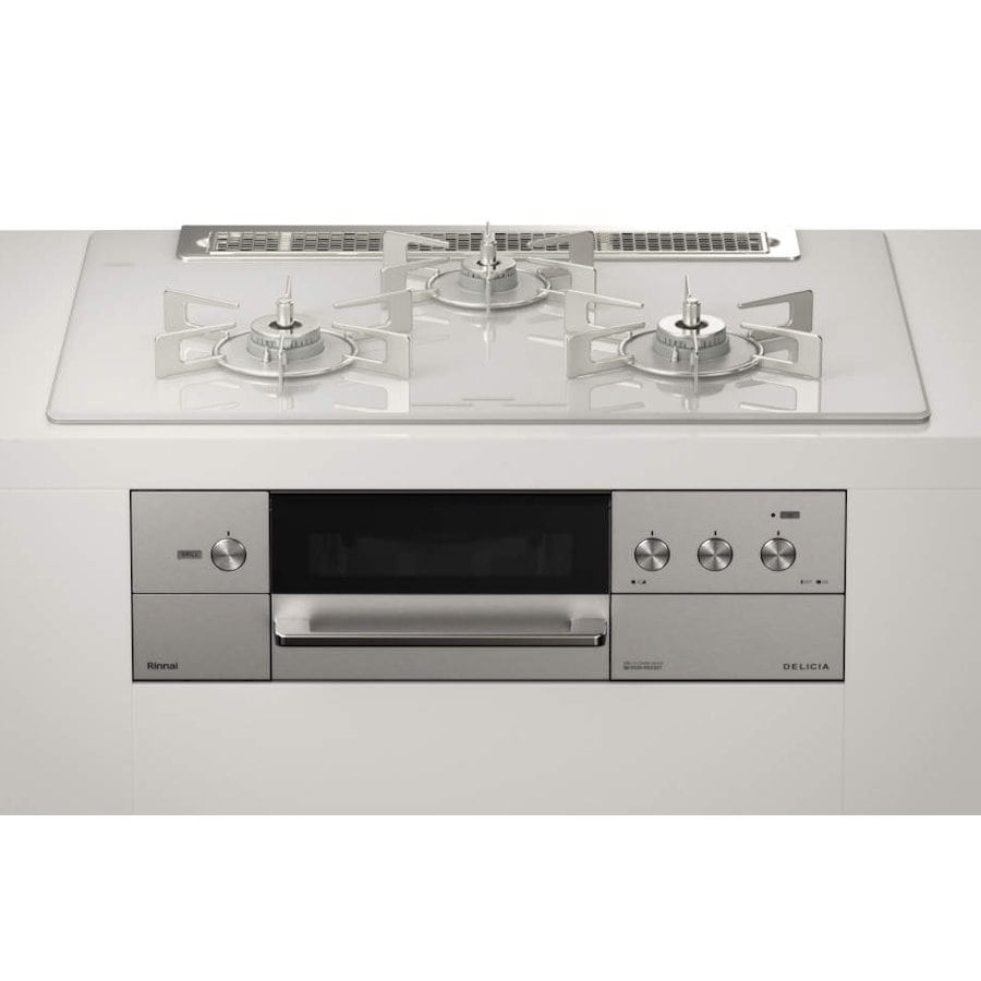 幅７５ｃｍ　ガラストップ：アローズホワイト