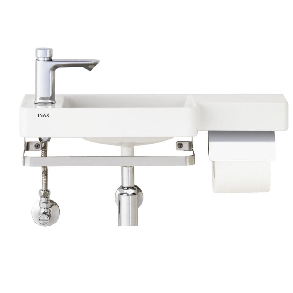 ＬＩＸＩＬ　オールインワン手洗器　寒冷地用　壁排水　左タイプ　ＬーＤ１０２ＮＬＣ／ＢＷ１