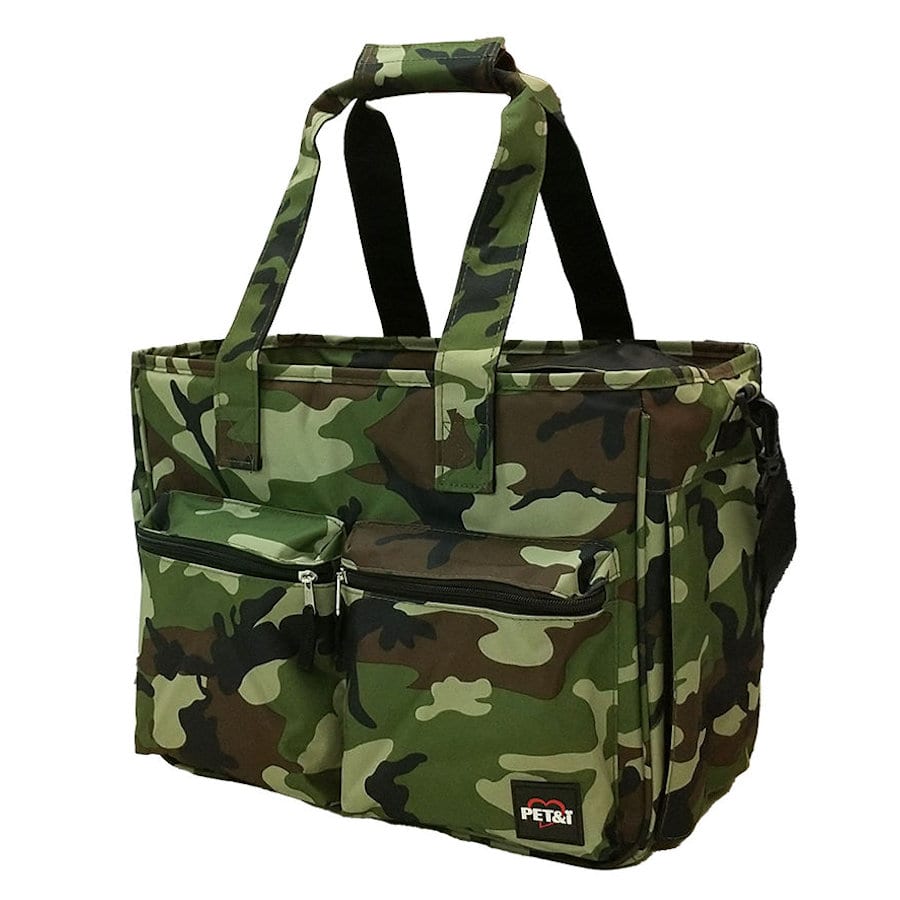 ペットアイ　２ＷＡＹトートキャリー　カモフラグリーン